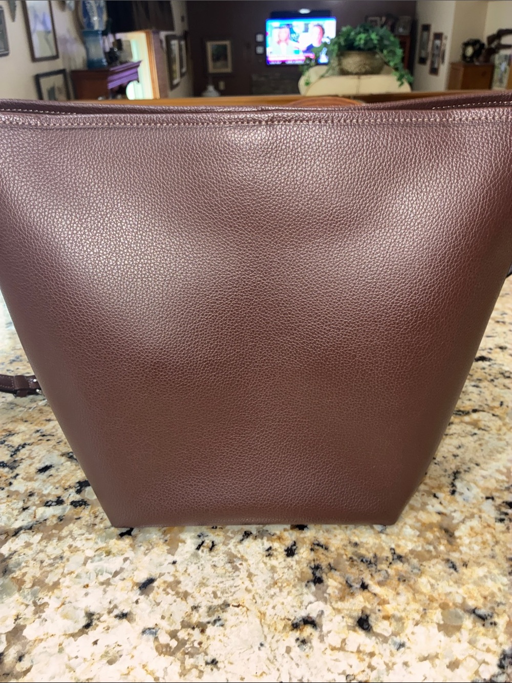 Coach Maple Pebbled Leather Large City Bucket Crossbody/Shoulder Bag - Picture 10 of 13